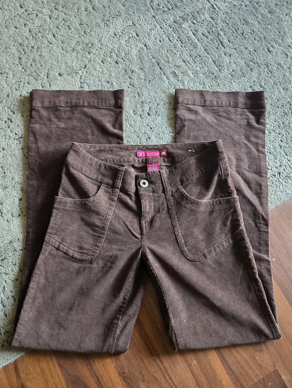Y2k SO... Corduroy Flare Pants